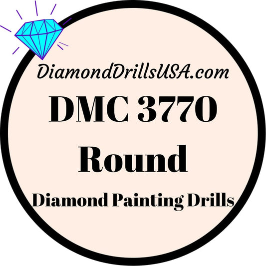 DMC 3770 ROUND 5D Diamond Painting Drills Beads DMC 3770 