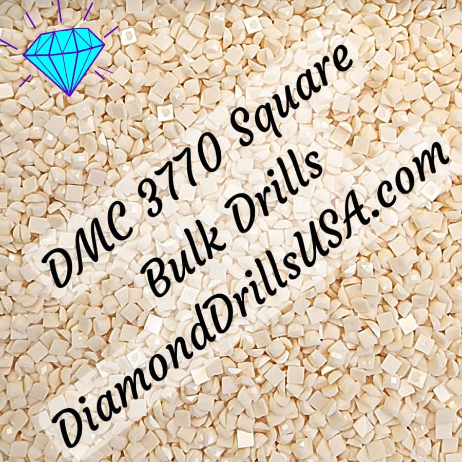 DMC 3770 SQUARE 5D Diamond Painting Drills Beads DMC 3770 