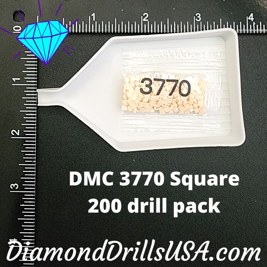 DMC 3770 SQUARE 5D Diamond Painting Drills Beads DMC 3770 