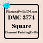 DMC 3774 SQUARE 5D Diamond Painting Drills Beads DMC 3774 