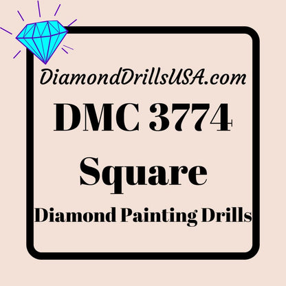 DMC 3774 SQUARE 5D Diamond Painting Drills Beads DMC 3774 