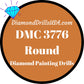 DMC 3776 ROUND 5D Diamond Painting Drills Beads DMC 3776 