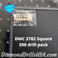 DMC 3782 SQUARE 5D Diamond Painting Drills Beads DMC 3782 