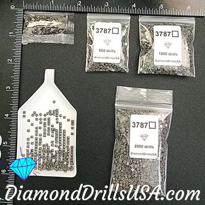 DMC 3787 SQUARE 5D Diamond Painting Drills Beads DMC 3787 