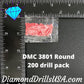 DMC 3801 ROUND 5D Diamond Painting Drills Beads DMC 3801 