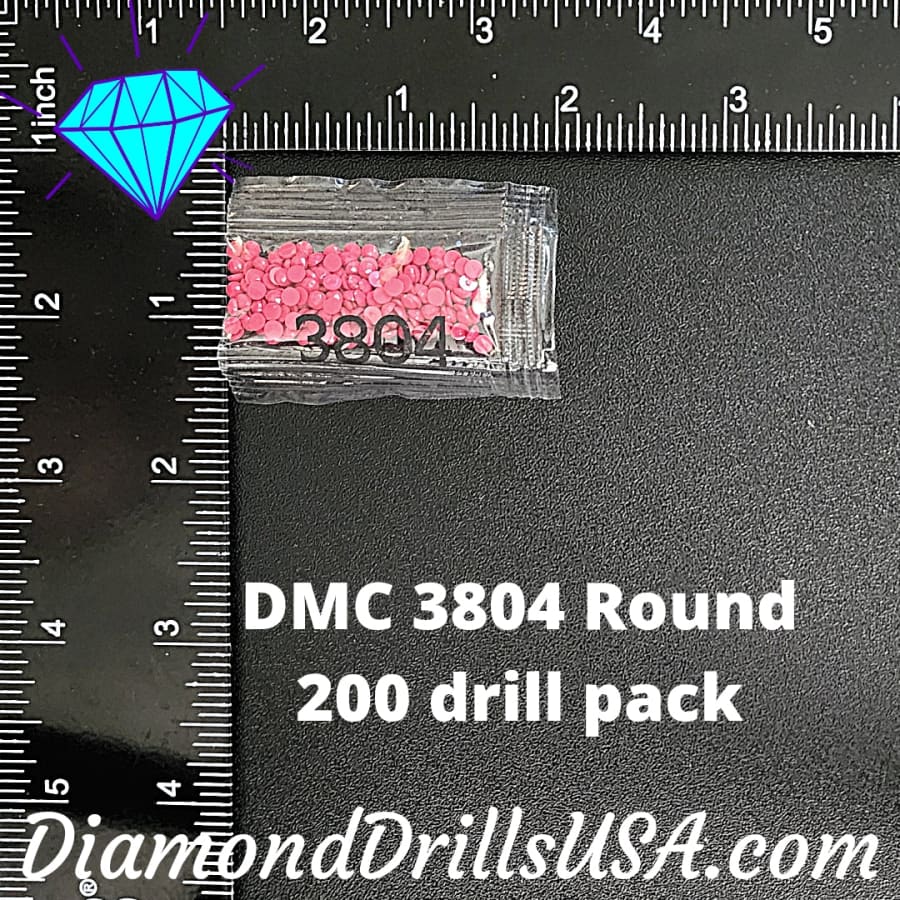 DMC 3804 ROUND 5D Diamond Painting Drills Beads DMC 3804 