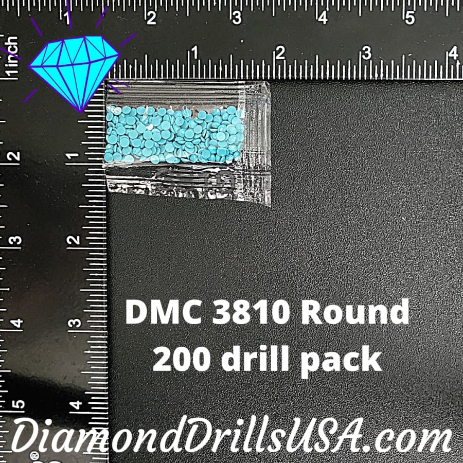 DMC 3810 ROUND 5D Diamond Painting Drills Beads DMC 3810 