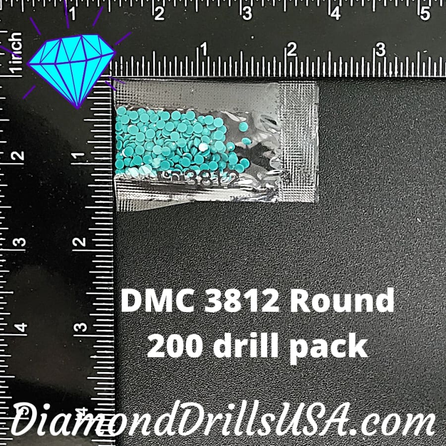 DMC 3812 ROUND 5D Diamond Painting Drills Beads DMC 3812 