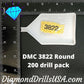 DMC 3822 ROUND 5D Diamond Painting Drills Beads DMC 3822 