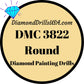 DMC 3822 ROUND 5D Diamond Painting Drills Beads DMC 3822 