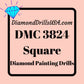 DMC 3824 SQUARE 5D Diamond Painting Drills Beads DMC 3824 