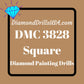 DMC 3828 SQUARE 5D Diamond Painting Drills Beads DMC 3828 