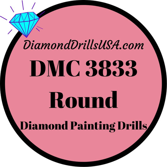 DMC 3833 ROUND 5D Diamond Painting Drills Beads DMC 3833 