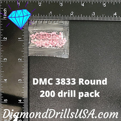 DMC 3833 ROUND 5D Diamond Painting Drills Beads DMC 3833 