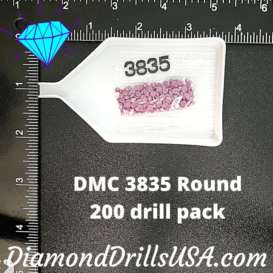 DMC 3835 ROUND 5D Diamond Painting Drills Beads DMC 3835 