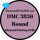 DMC 3836 ROUND 5D Diamond Painting Drills Beads DMC 3836 