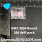 DMC 3836 ROUND 5D Diamond Painting Drills Beads DMC 3836 