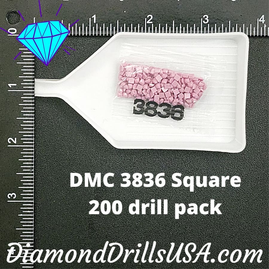 DMC 3836 SQUARE 5D Diamond Painting Drills Beads DMC 3836 