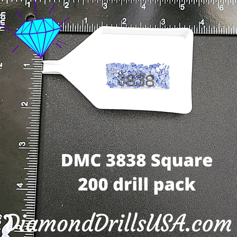 DMC 3838 SQUARE 5D Diamond Painting Drills Beads DMC 3838 