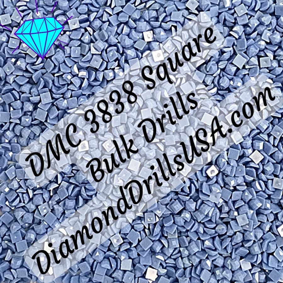 DMC 3838 SQUARE 5D Diamond Painting Drills Beads DMC 3838 