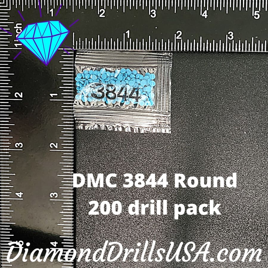 DMC 3844 ROUND 5D Diamond Painting Drills Beads DMC 3844 