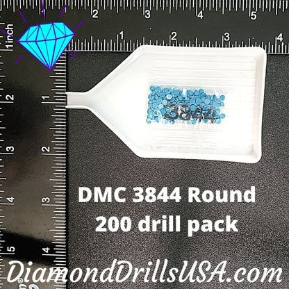 DMC 3844 ROUND 5D Diamond Painting Drills Beads DMC 3844 