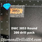 DMC 3853 ROUND 5D Diamond Painting Drills Beads DMC 3853 