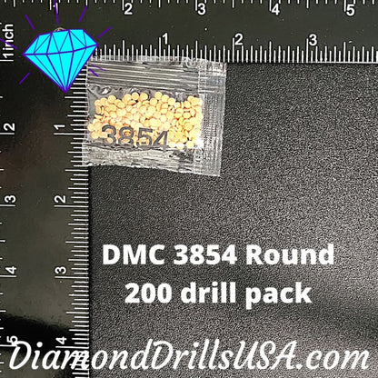 DMC 3854 ROUND 5D Diamond Painting Drills Beads DMC 3854 