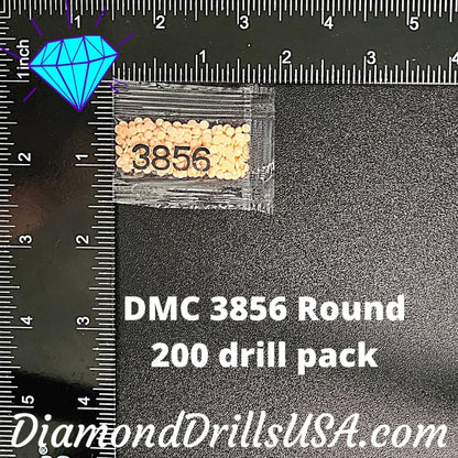DMC 3856 ROUND 5D Diamond Painting Drills Beads DMC 3856 