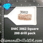 DMC 3862 SQUARE 5D Diamond Painting Drills Beads DMC 3862 