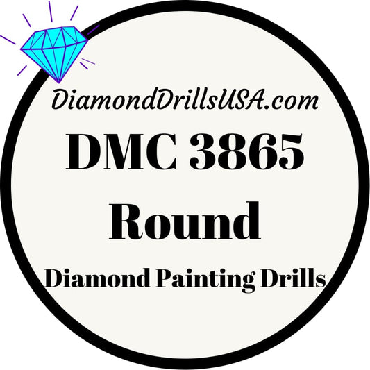 DMC 3865 ROUND 5D Diamond Painting Drills DMC 3865 Winter 