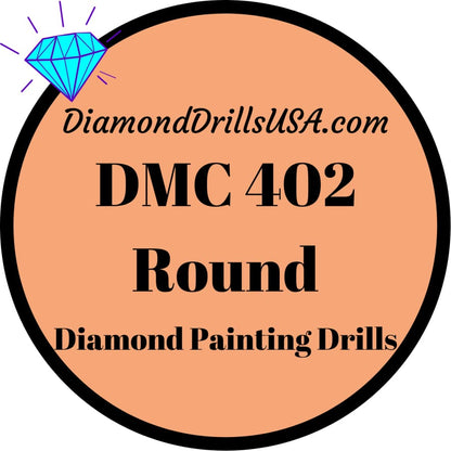 DMC 402 ROUND 5D Diamond Painting Drills Beads DMC 402 Very 