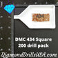 DMC 434 SQUARE 5D Diamond Painting Drills Beads DMC 434 