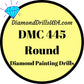 DMC 445 ROUND Diamond Painting Drills Beads 445 Light Lemon 