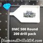 DMC 500 ROUND Diamond Painting Drills Beads 500 Very Dark 