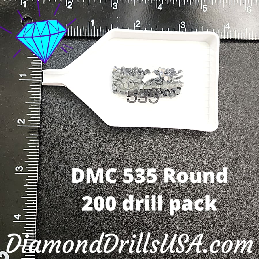 DMC 535 ROUND 5D Diamond Painting Drills Beads DMC 535 Very 