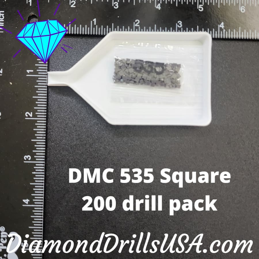 DMC 535 SQUARE 5D Diamond Painting Drills Beads DMC 535 Very