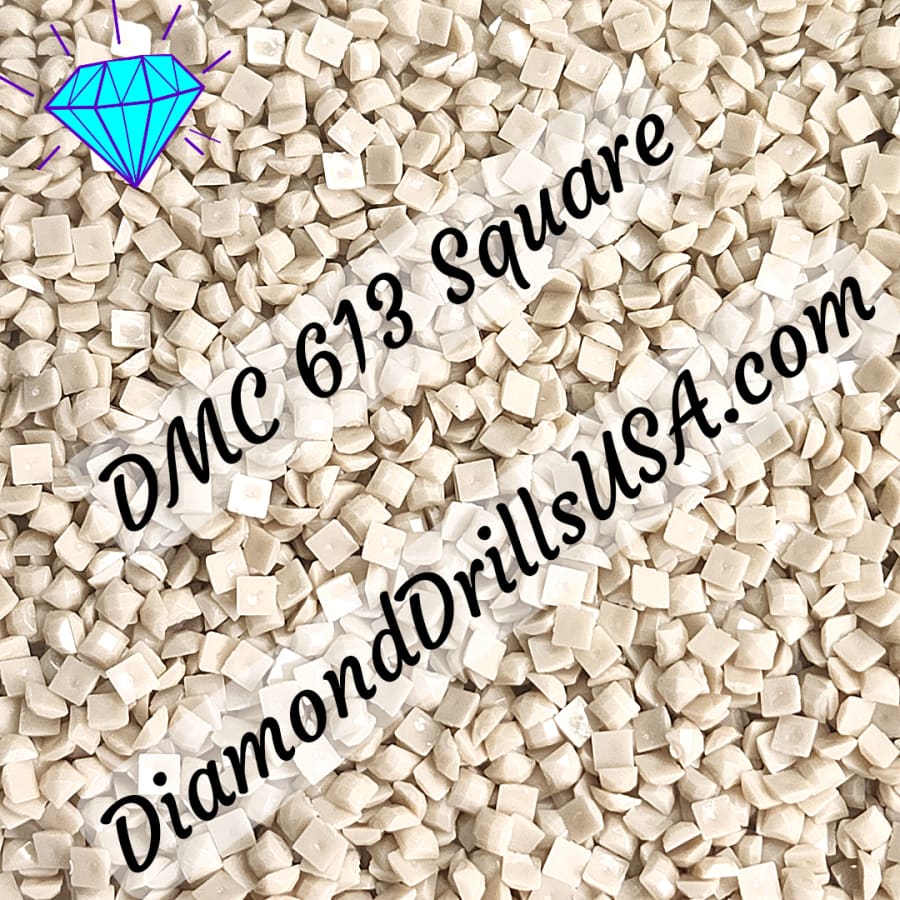 DMC 613 SQUARE 5D Diamond Painting Drills Beads DMC 613 Very