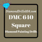 DMC 640 SQUARE 5D Diamond Painting Drills Beads DMC 640 Very