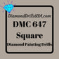 DMC 647 SQUARE 5D Diamond Painting Drills DMC 647 Dark 