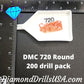 DMC 720 ROUND 5D Diamond Painting Drills Beads DMC 720 Dark 