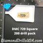 DMC 729 SQUARE 5D Diamond Painting Drills DMC 729 Medium Old