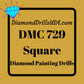 DMC 729 SQUARE 5D Diamond Painting Drills DMC 729 Medium Old