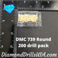 DMC 739 ROUND 5D Diamond Painting Drills Beads DMC 739 Ultra