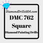 DMC 762 SQUARE 5D Diamond Painting Drills Beads DMC 762 Very