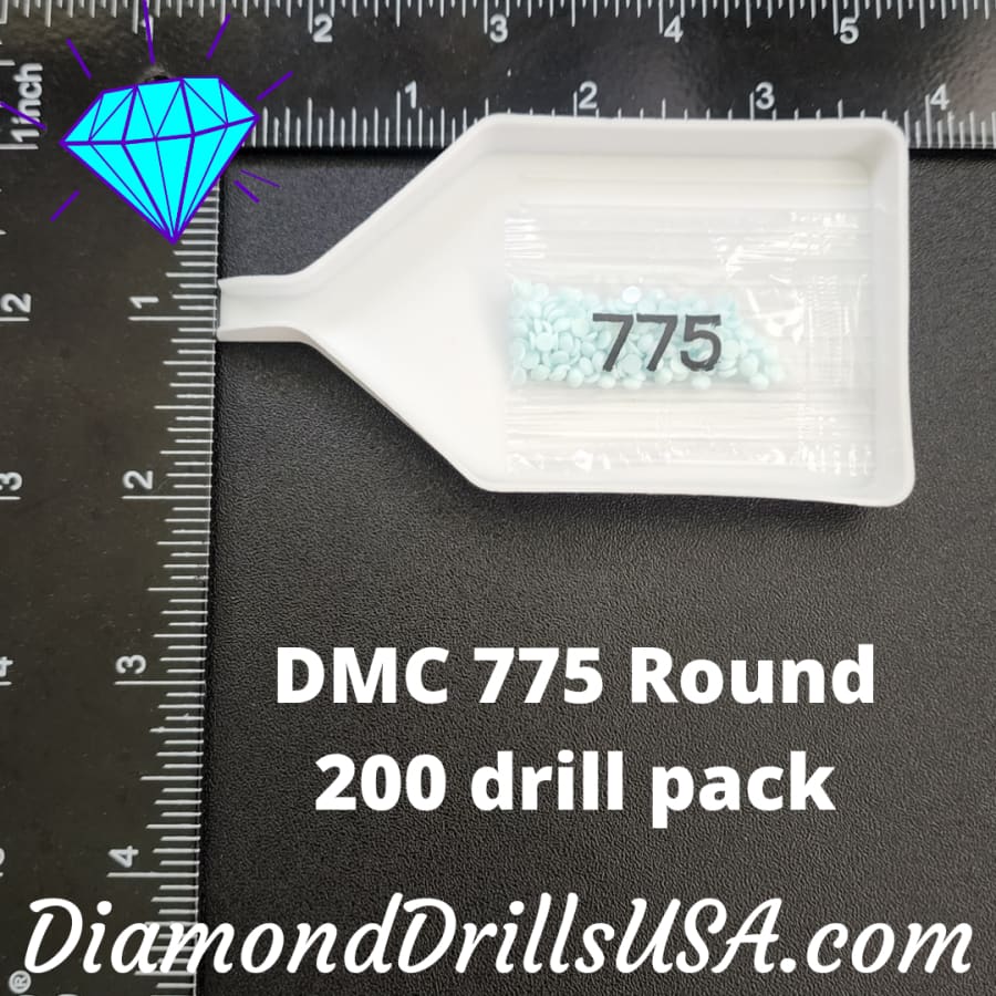 DMC 775 ROUND 5D Diamond Painting Drills Beads DMC 775 Very 