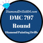 DMC 797 ROUND 5D Diamond Painting Drills Beads DMC 797 Royal