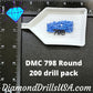 DMC 798 ROUND Diamond Painting Drills Beads DMC 798 Dark 