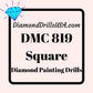 DMC 819 SQUARE 5D Diamond Painting Drills DMC 819 Light Baby