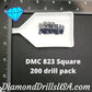 DMC 823 SQUARE 5D Diamond Painting Drills Beads DMC 823 Dark